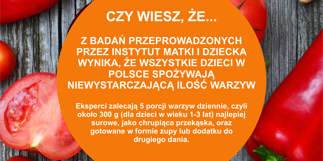 warzywa i owoce w diecie dziecka